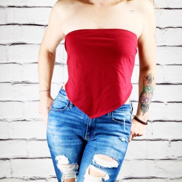 Shein Bandana Tub Top - Picture 3 of 5